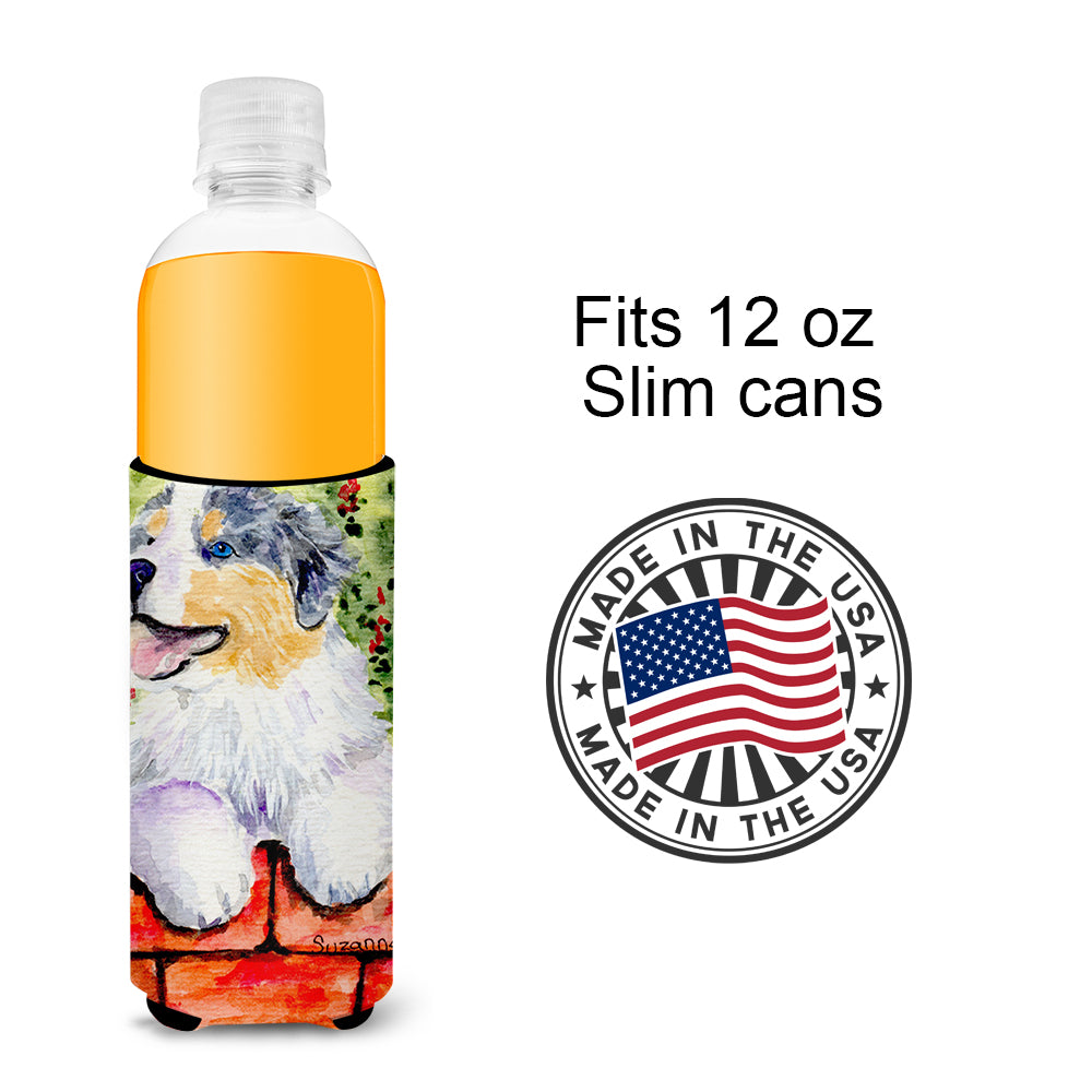Australian Shepherd Ultra Beverage Insulators for slim cans SS8849MUK.