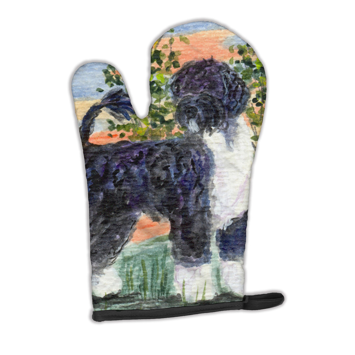 Portuguese Water Dog Oven Mitt SS8855OVMT  the-store.com.