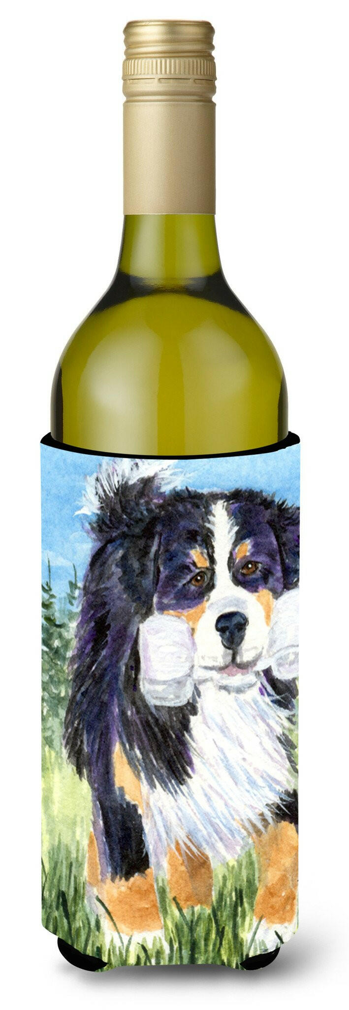 Bernese Mountain Dog Wine Bottle Beverage Insulator Beverage Insulator Hugger SS8860LITERK by Caroline's Treasures