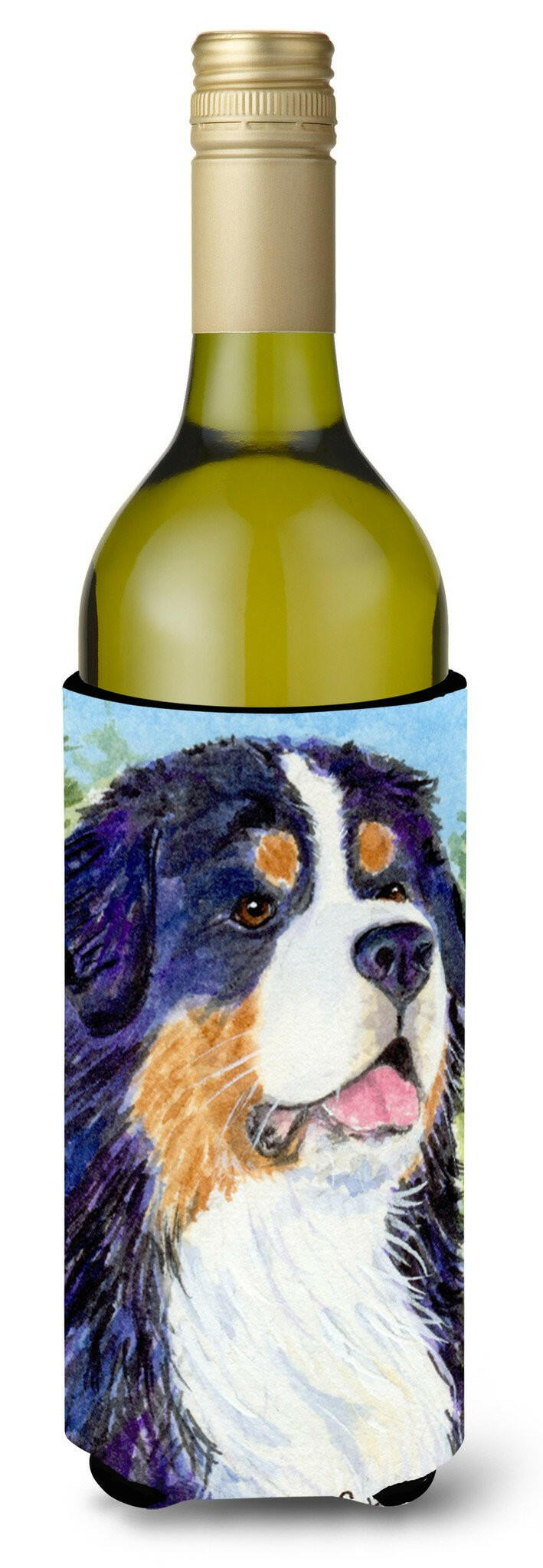 Bernese Mountain Dog Wine Bottle Beverage Insulator Beverage Insulator Hugger SS8867LITERK by Caroline&#39;s Treasures