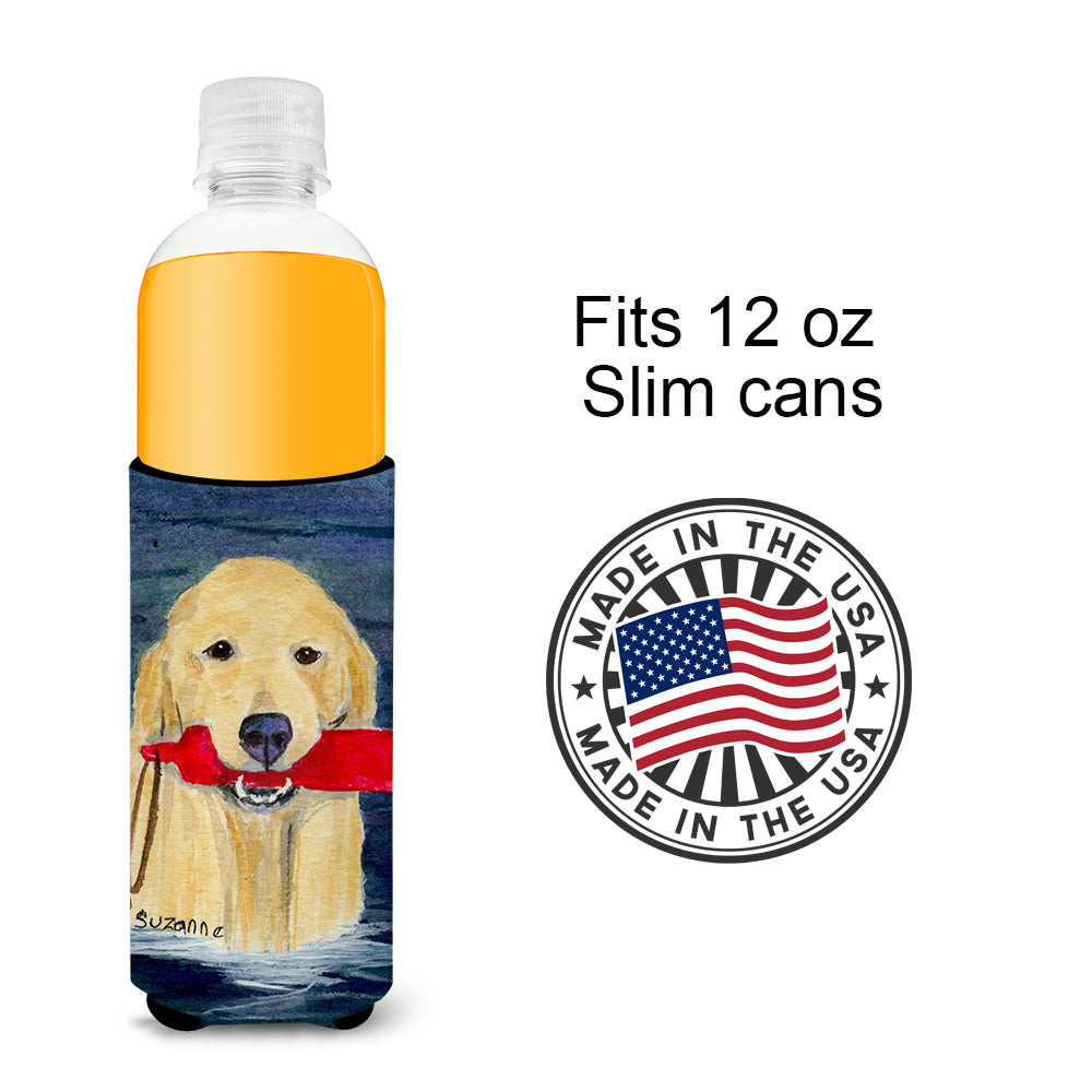 Golden Retriever Ultra Beverage Insulators for slim cans SS8868MUK.