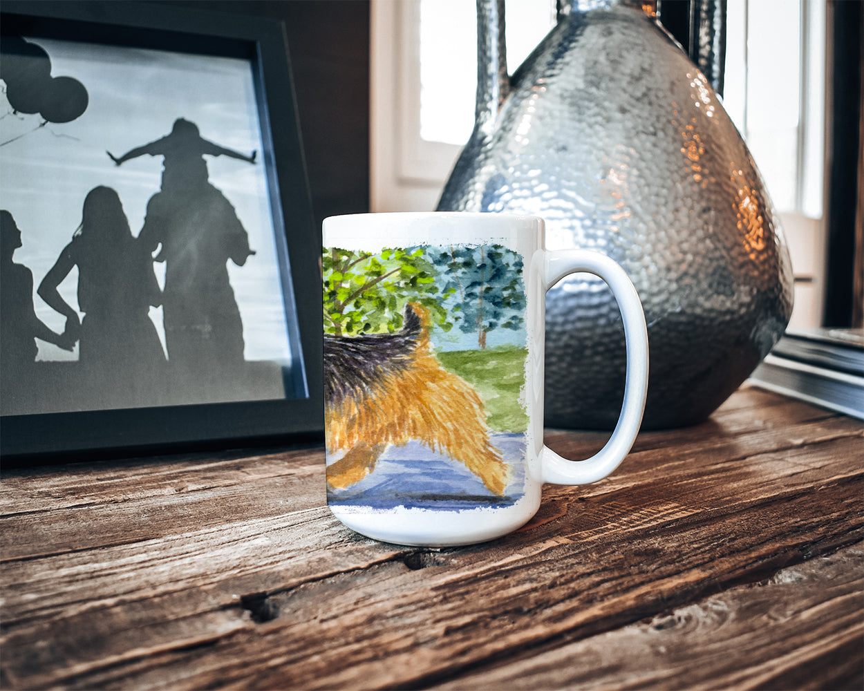 Norwich Terrier Dishwasher Safe Microwavable Ceramic Coffee Mug 15 ounce SS8879CM15  the-store.com.