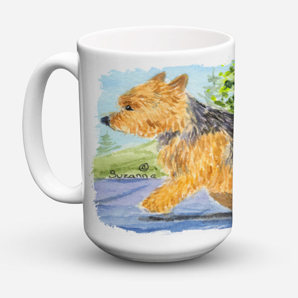 Norwich Terrier Dishwasher Safe Microwavable Ceramic Coffee Mug 15 ounce SS8879CM15