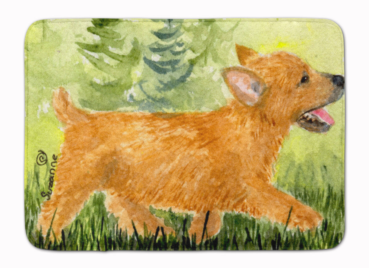 Norwich Terrier Machine Washable Memory Foam Mat SS8884RUG - the-store.com