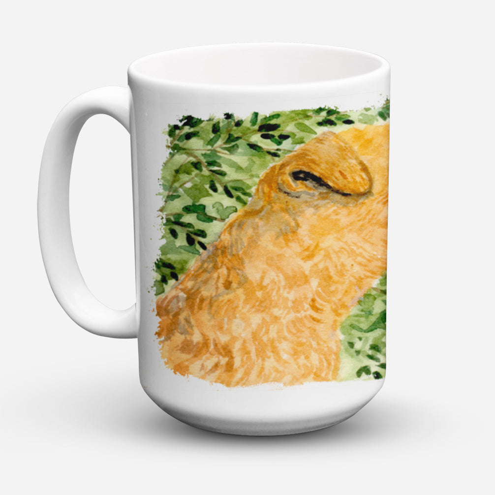 Lakeland Terrier Dishwasher Safe Microwavable Ceramic Coffee Mug 15 ounce SS8888CM15  the-store.com.