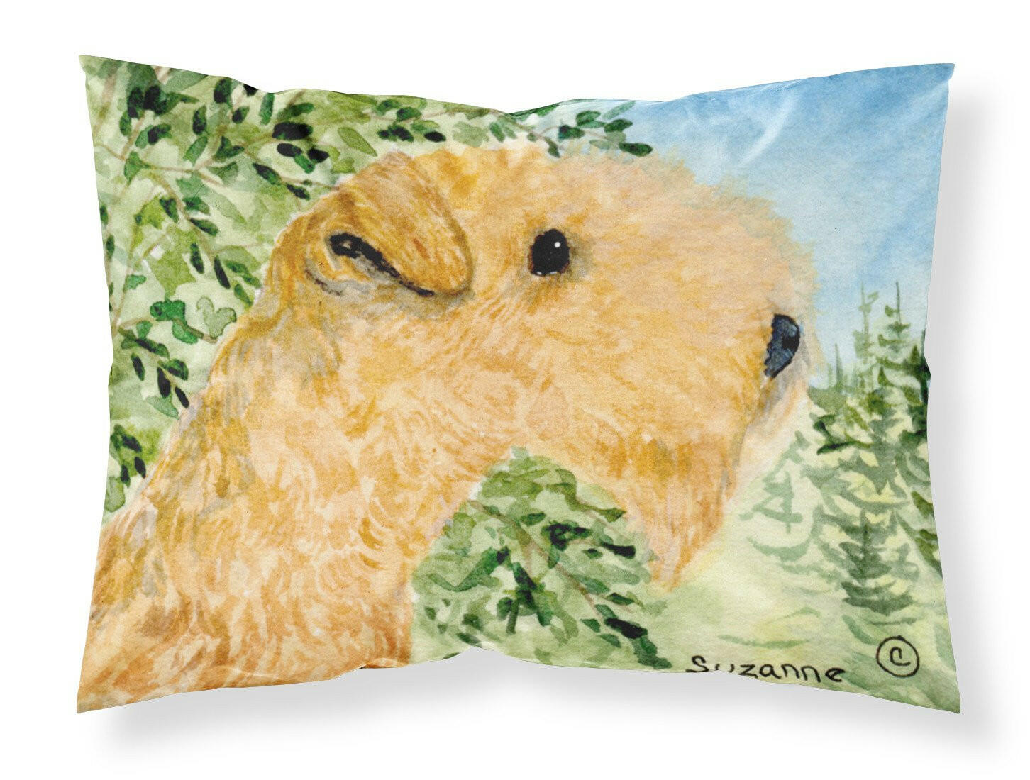Lakeland Terrier Moisture wicking Fabric standard pillowcase by Caroline's Treasures
