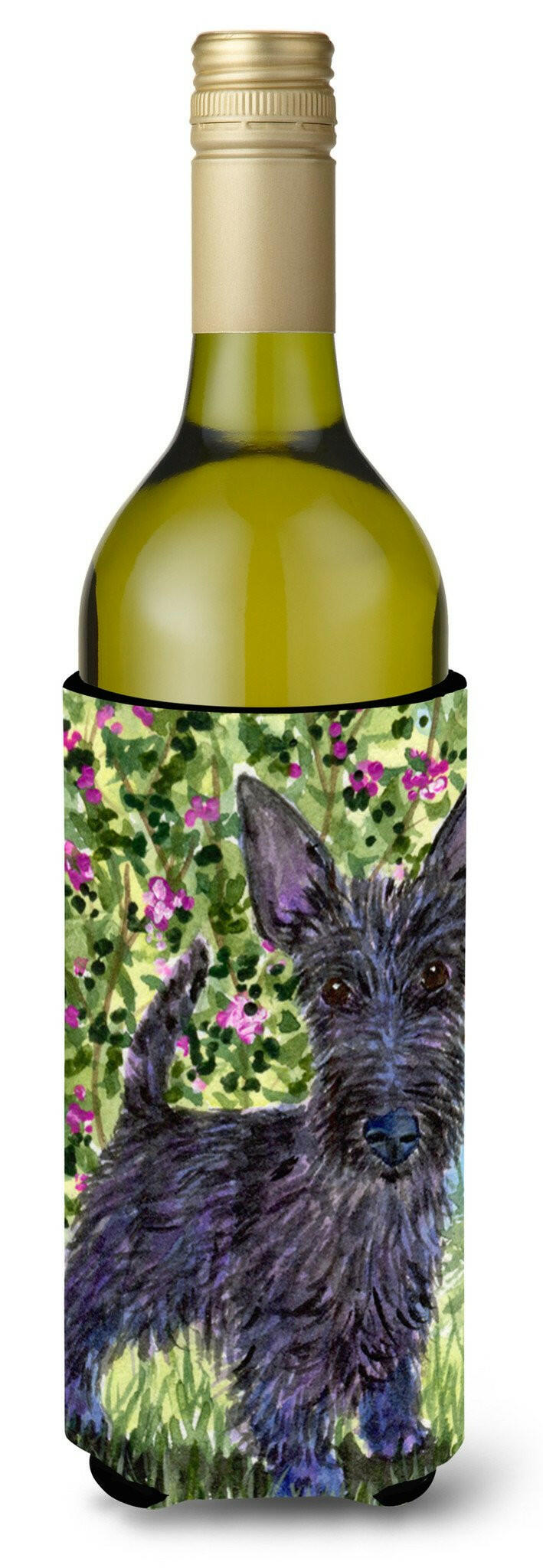 Scottish Terrier Wine Bottle Beverage Insulator Beverage Insulator Hugger SS8889LITERK by Caroline's Treasures