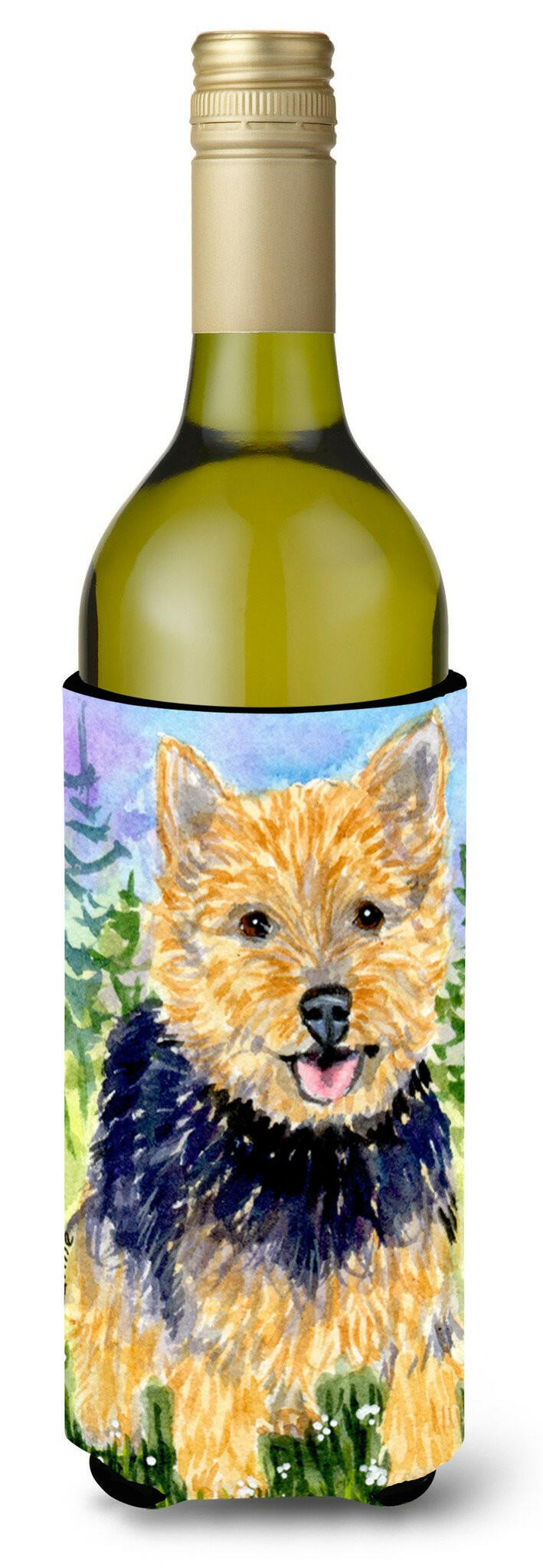 Norwich Terrier Wine Bottle Beverage Insulator Beverage Insulator Hugger SS8894LITERK by Caroline&#39;s Treasures