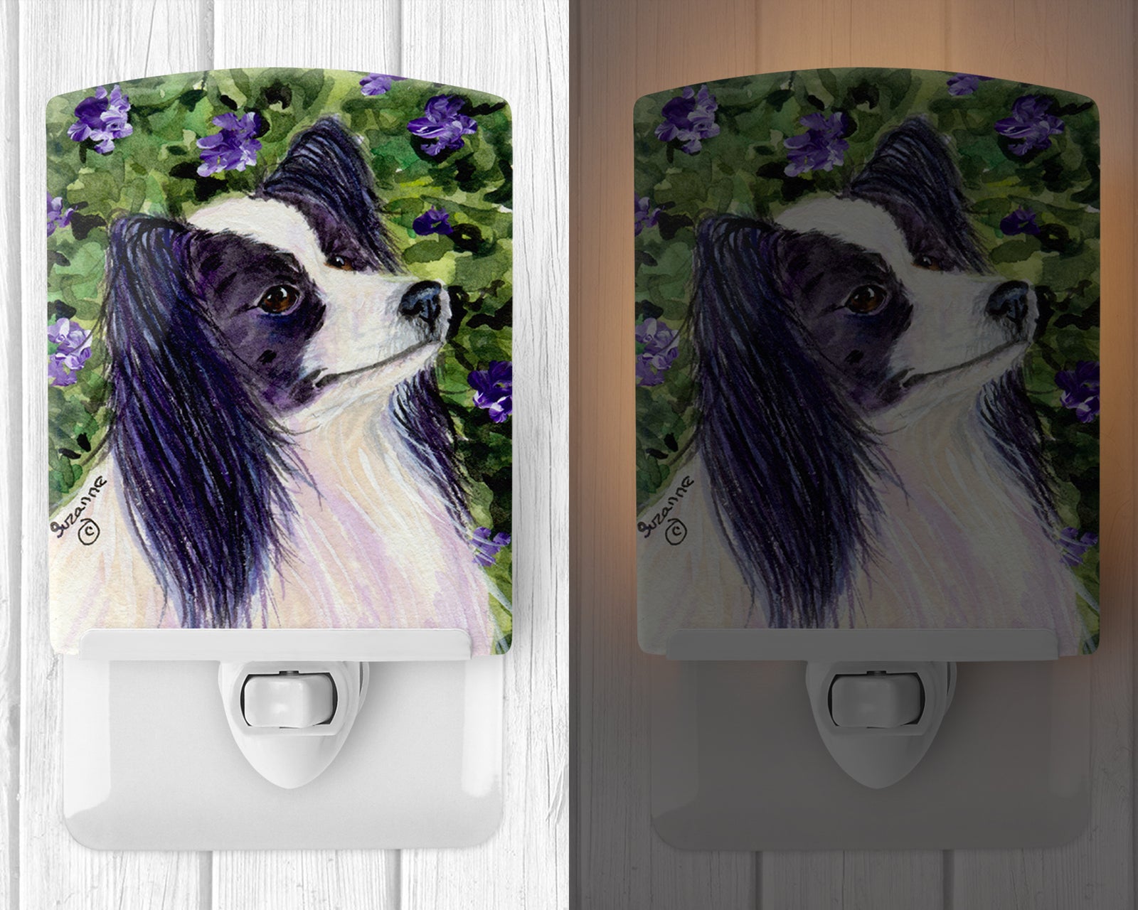 Caroline's Treasures Papillon Ceramic Night Light SS8896CNL