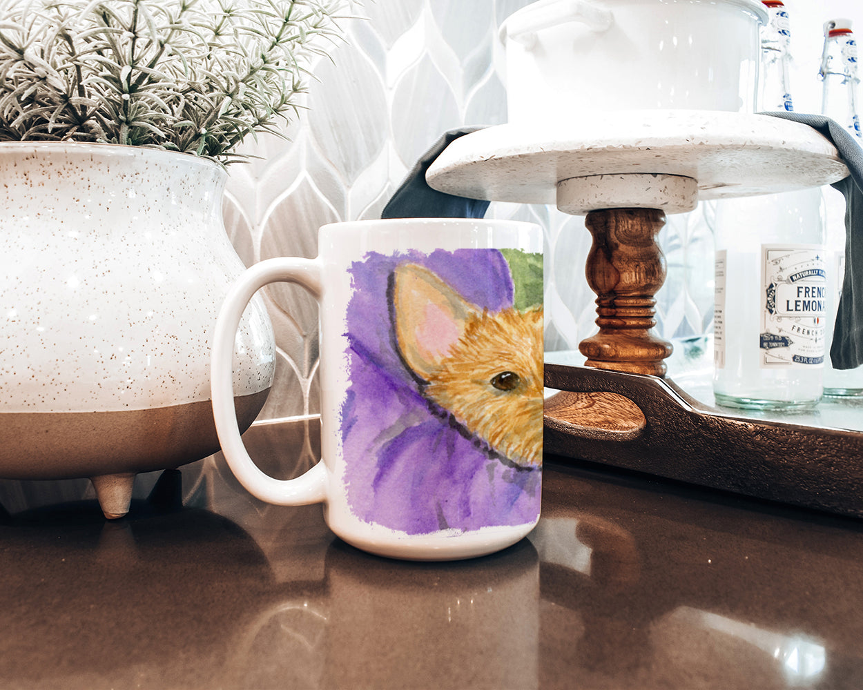 Norwich Terrier Dishwasher Safe Microwavable Ceramic Coffee Mug 15 ounce SS8898CM15  the-store.com.