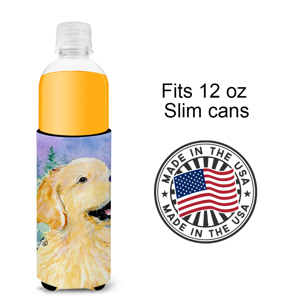 Golden Retriever Ultra Beverage Insulators for slim cans SS8904MUK