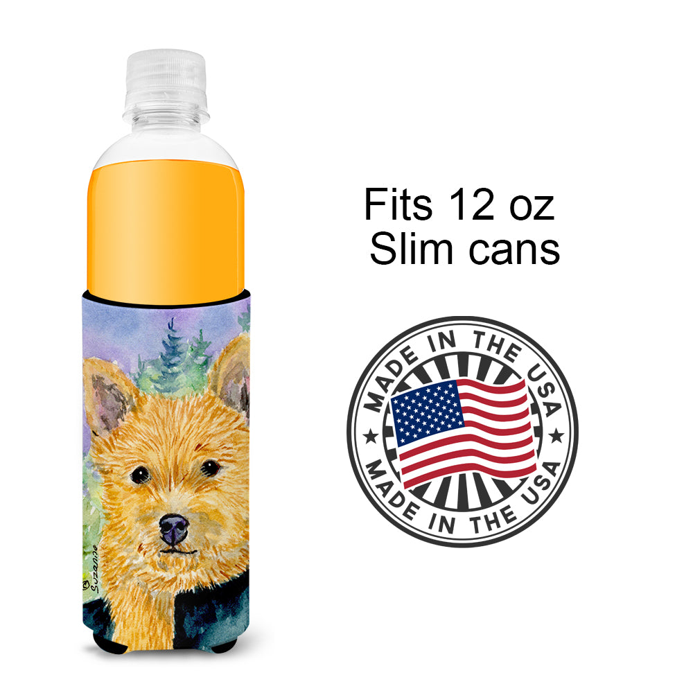 Norwich Terrier Ultra Beverage Insulators for slim cans SS8905MUK.