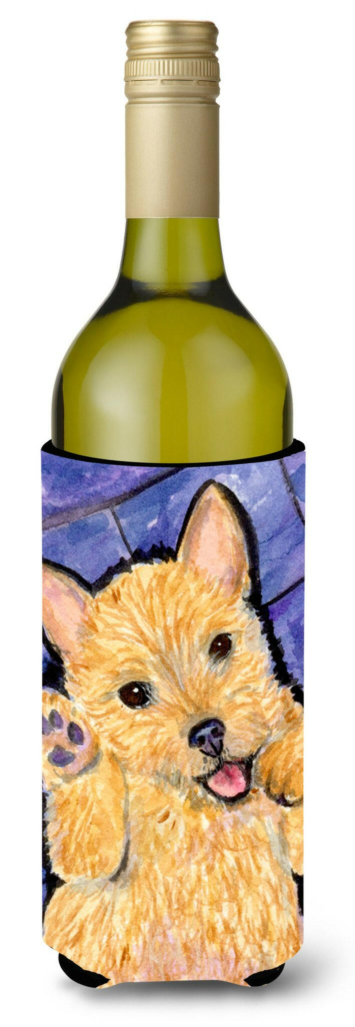 Norwich Terrier Wine Bottle Beverage Insulator Beverage Insulator Hugger SS8911LITERK by Caroline&#39;s Treasures