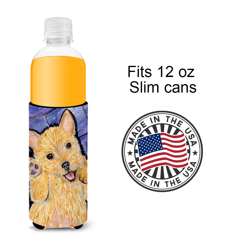 Norwich Terrier Ultra Beverage Insulators for slim cans SS8911MUK.