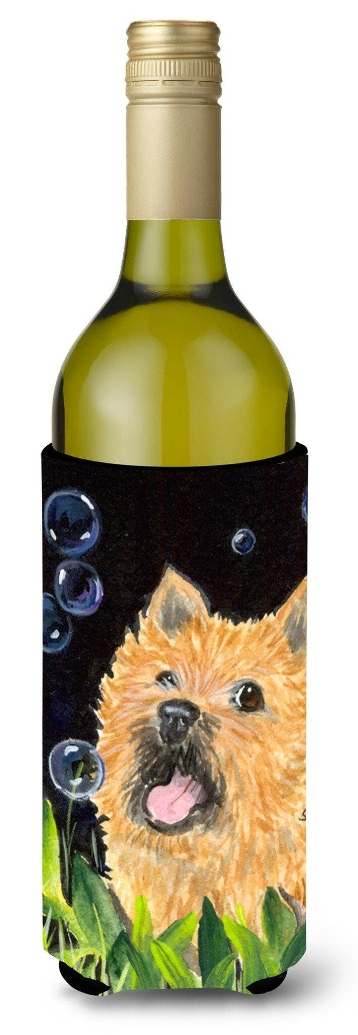 Cairn Terrier Wine Bottle Beverage Insulator Beverage Insulator Hugger SS8928LITERK by Caroline&#39;s Treasures