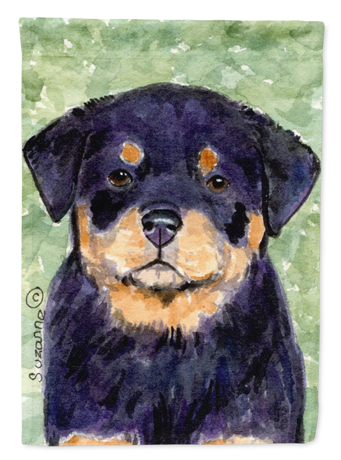 Rottweiler Flag Canvas House Size  the-store.com.