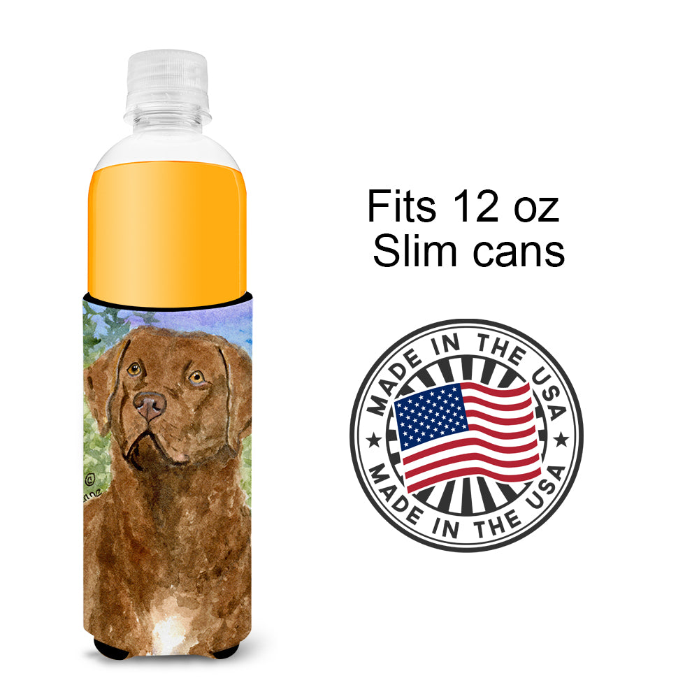 Chesapeake Bay Retriever Ultra Beverage Insulators for slim cans SS8933MUK.