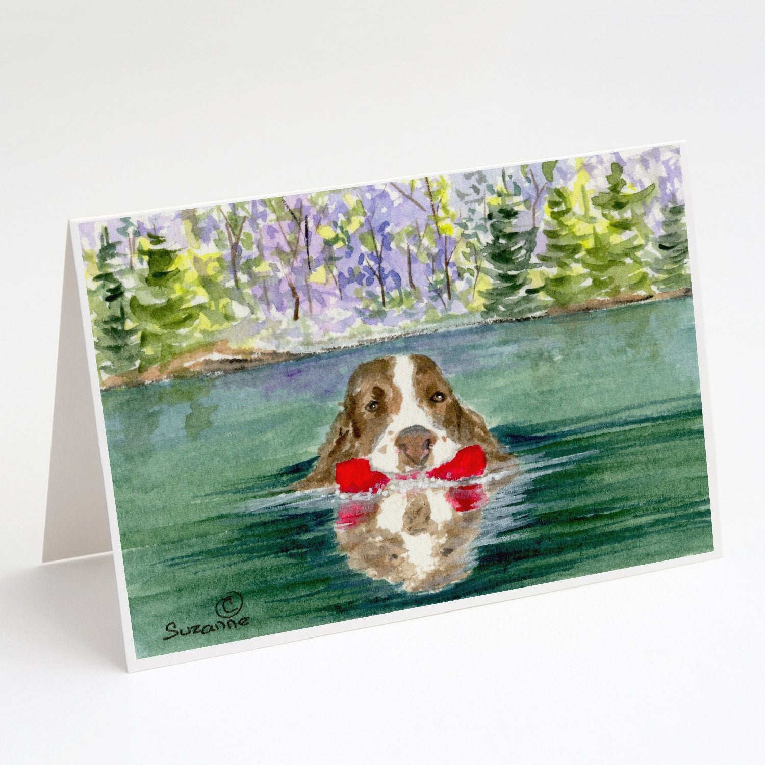 Buy this Springer Spaniel Greeting Cards and Envelopes Pack of 8