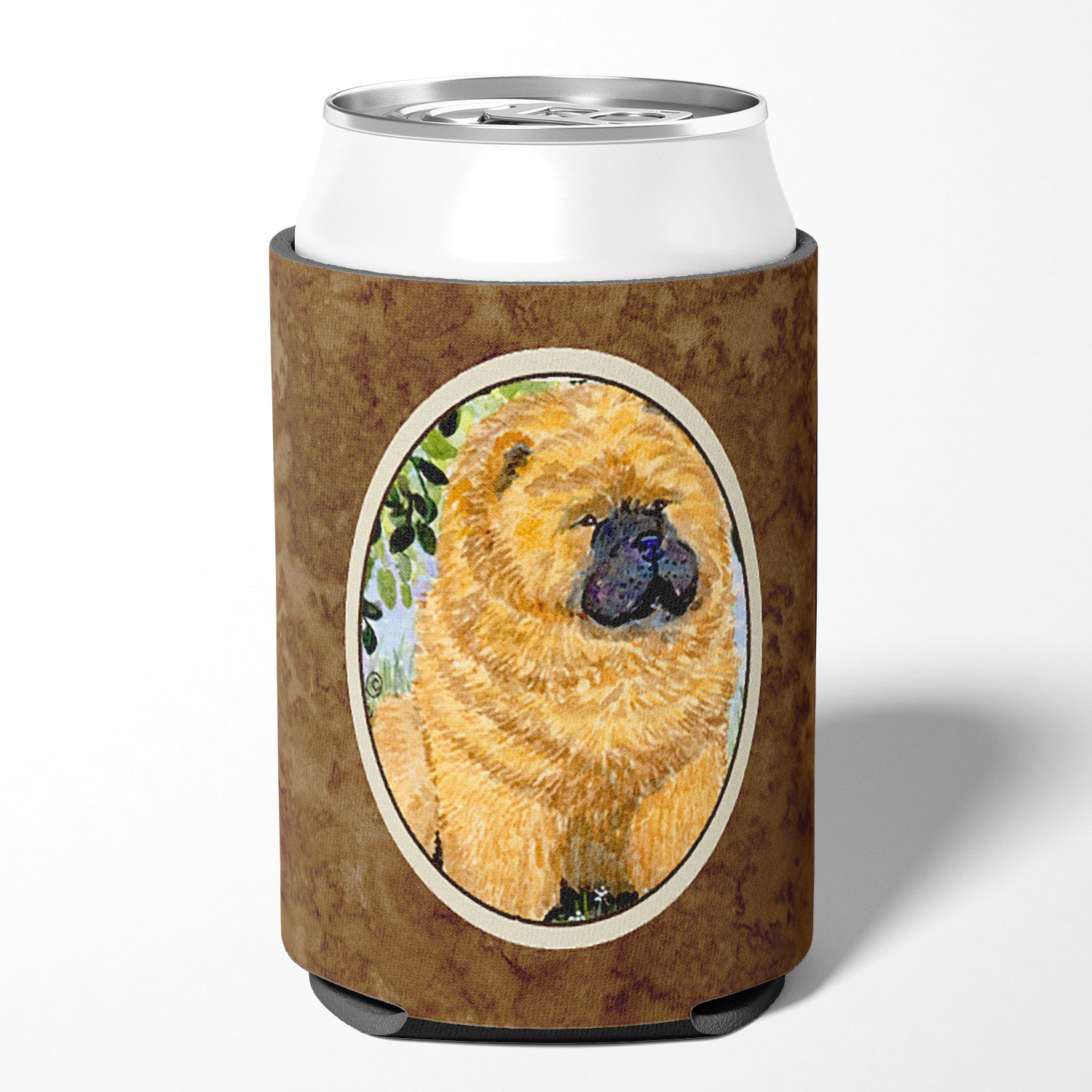 Chow Chow Can or Bottle Beverage Insulator Hugger.