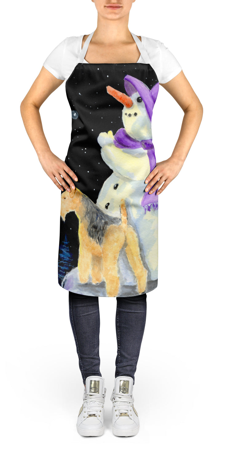 Snowman with Lakeland Terrier Apron - the-store.com