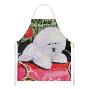 Christmas Tree with  Bichon Frise Apron - the-store.com