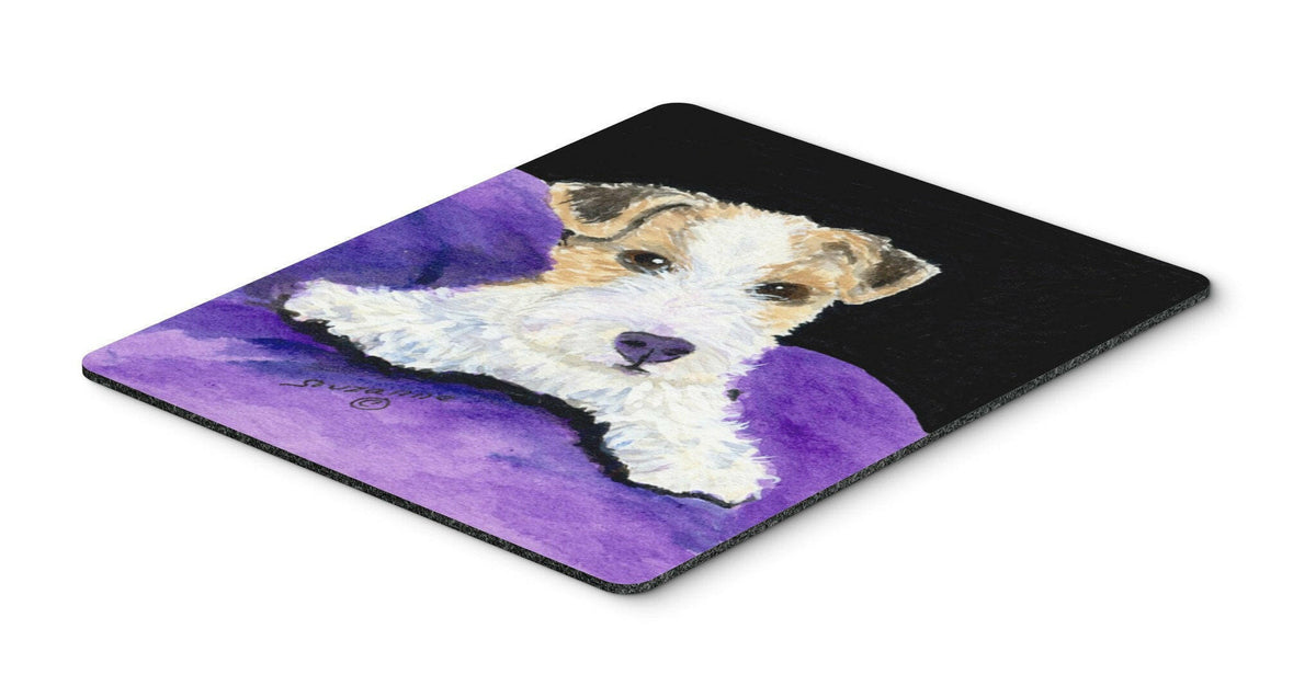 Fox Terrier Mouse Pad / Hot Pad / Trivet by Caroline&#39;s Treasures