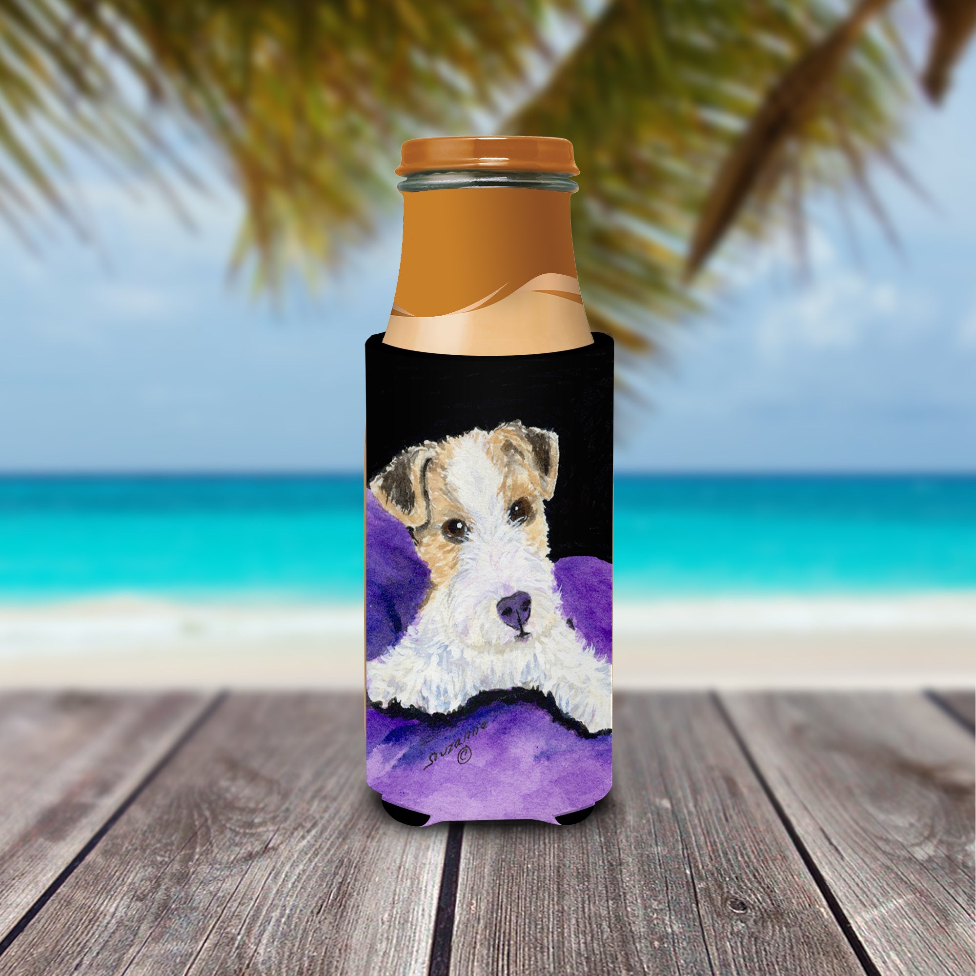 Fox Terrier Ultra Beverage Insulators for slim cans SS8971MUK.