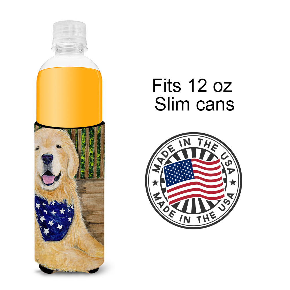 Golden Retriever Ultra Beverage Insulators for slim cans SS8972MUK