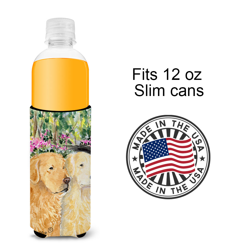 Golden Retriever Ultra Beverage Insulators for slim cans SS8974MUK