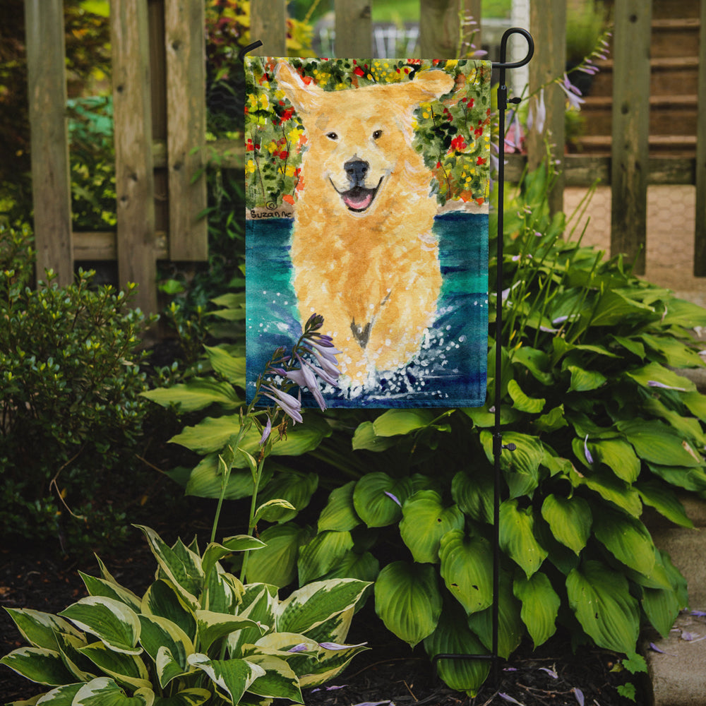 Caroline's Treasures Golden Retriever Garden Flag - Outdoor Decorative Yard Flag