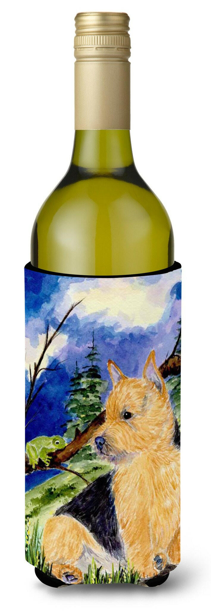 Norwich Terrier Wine Bottle Beverage Insulator Beverage Insulator Hugger SS8984LITERK by Caroline&#39;s Treasures