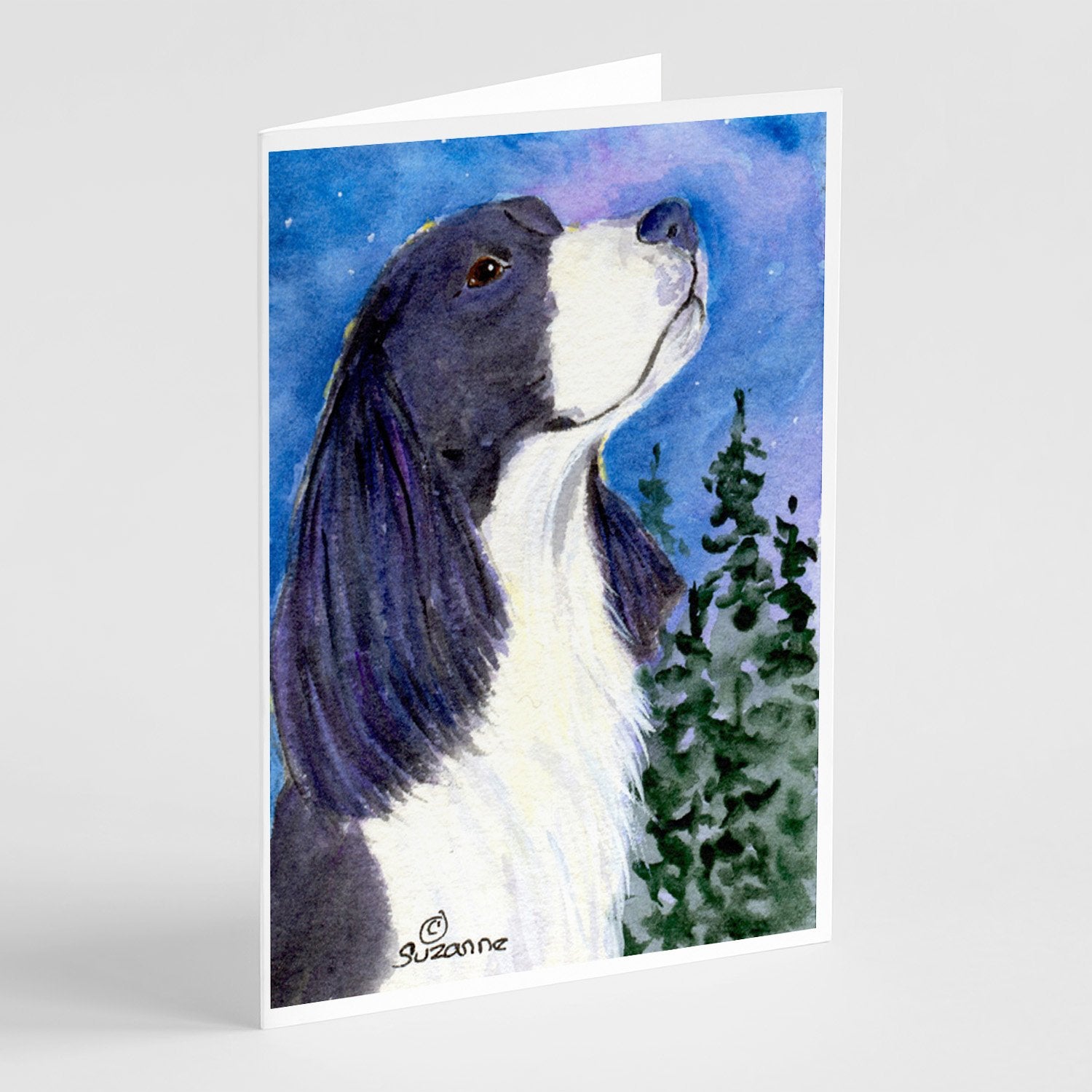 Buy this English Springer Spaniel Greeting Cards and Envelopes Pack of 8