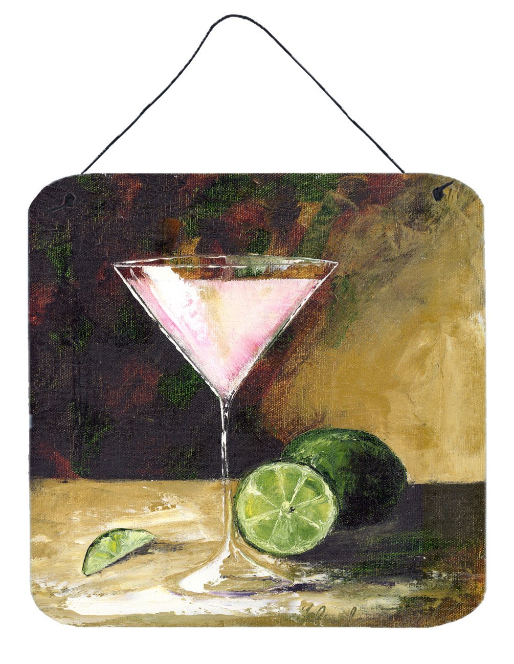 Lime Martini by Malenda Trick Wall or Door Hanging Prints TMTR0034DS66 by Caroline&#39;s Treasures