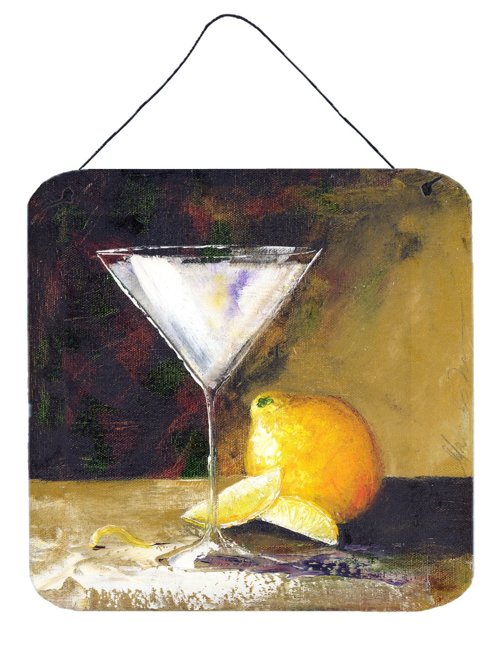 Lemon Martini by Malenda Trick Wall or Door Hanging Prints TMTR0035DS66 by Caroline&#39;s Treasures