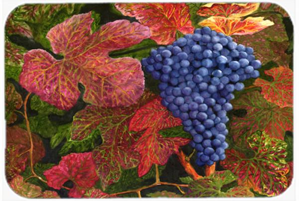 Grapes Of Joy by Malenda Trick Glass Cutting Board Large TMTR0151LCB by Caroline&#39;s Treasures