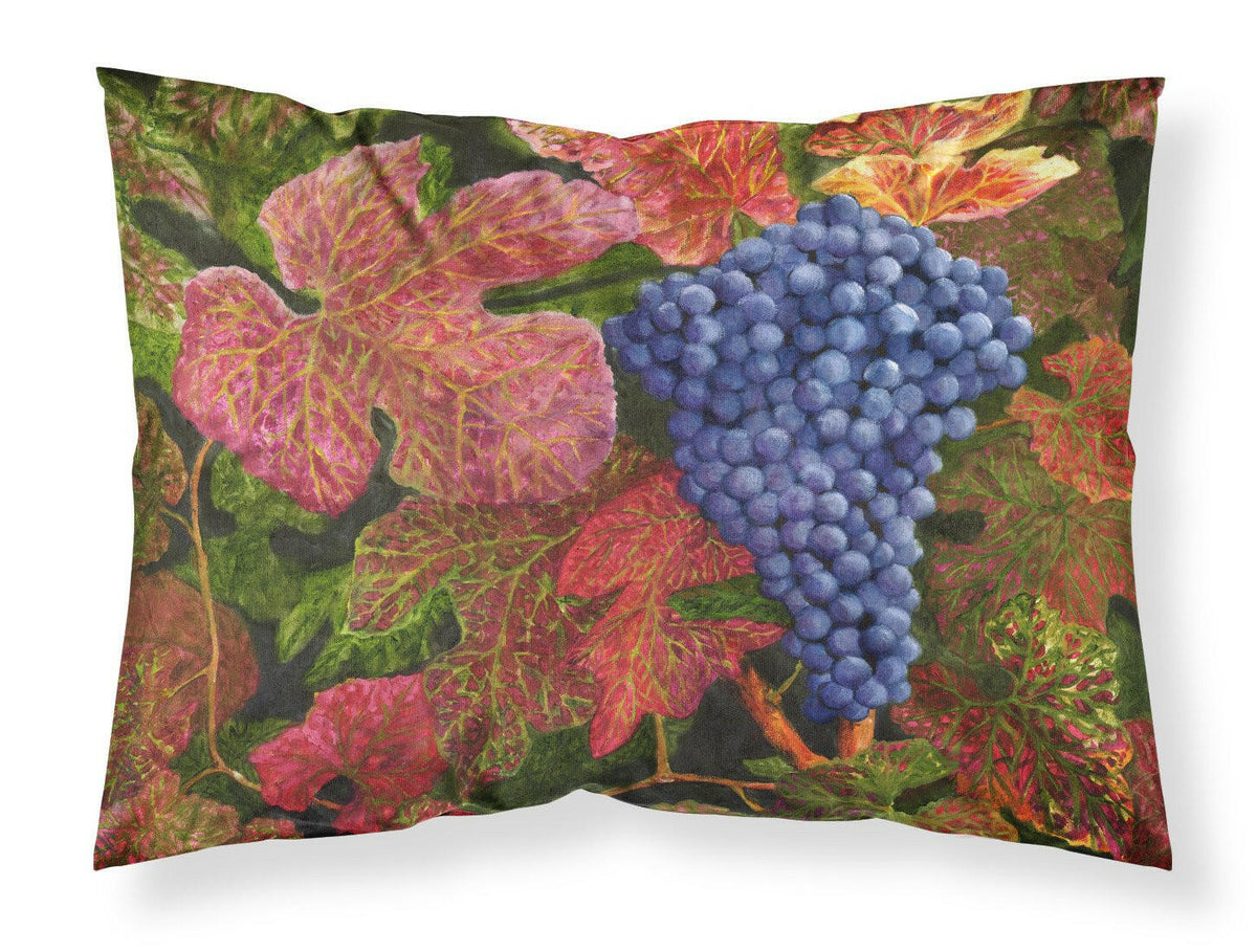 Grapes Of Joy by Malenda Trick Fabric Standard Pillowcase TMTR0151PILLOWCASE by Caroline&#39;s Treasures