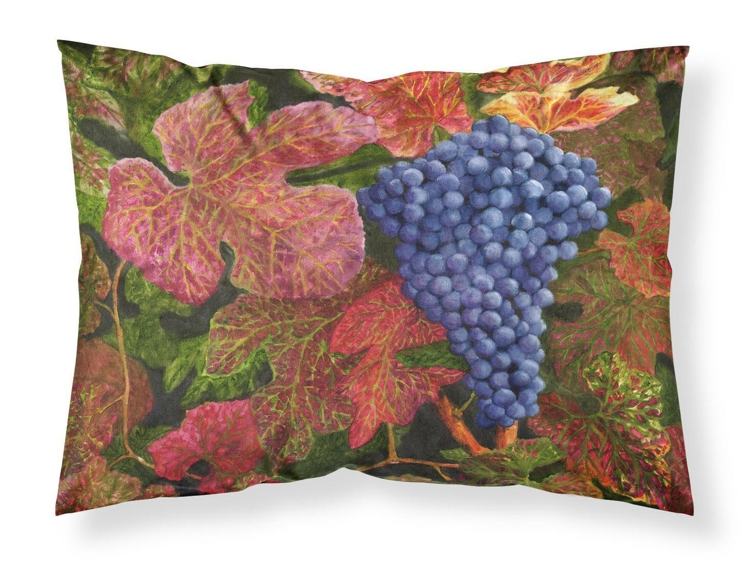 Grapes Of Joy by Malenda Trick Fabric Standard Pillowcase TMTR0151PILLOWCASE by Caroline's Treasures