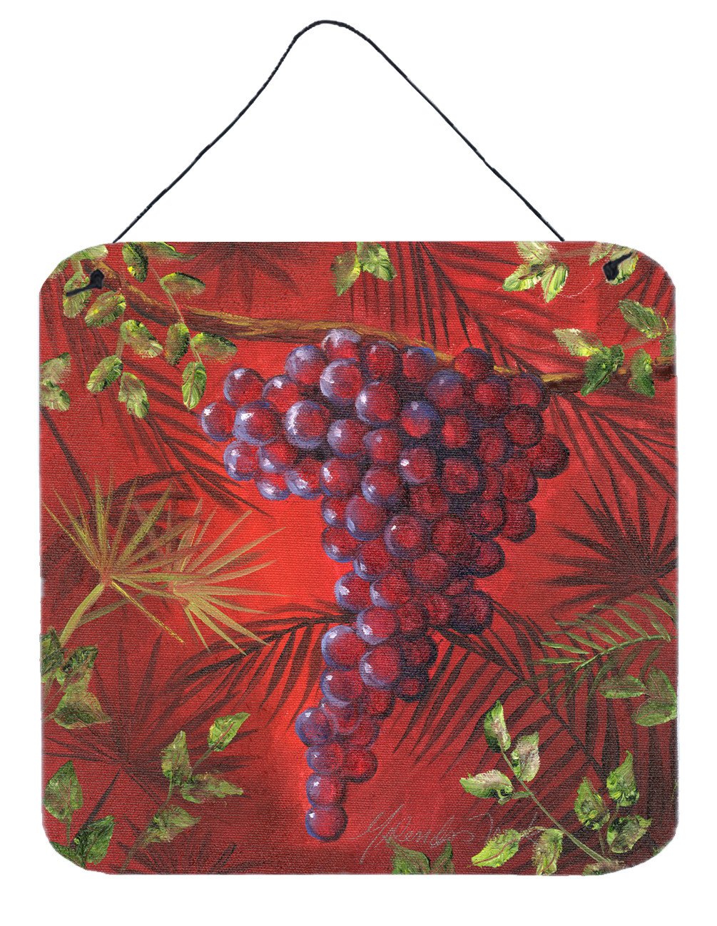 Sicillian Grapes by Malenda Trick Wall or Door Hanging Prints TMTR0153DS66 by Caroline&#39;s Treasures