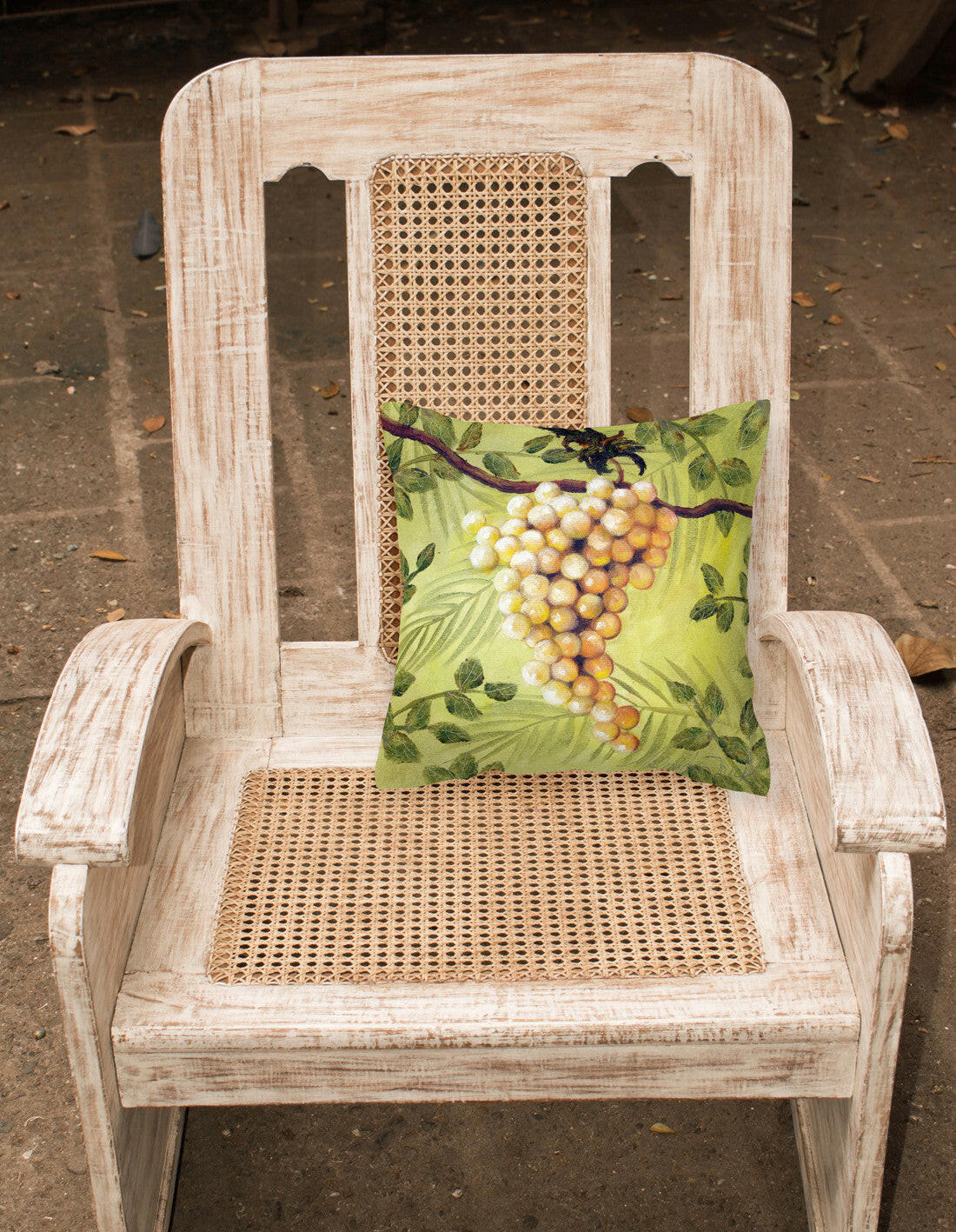 Sunshine White Grapes by Malenda Trick Canvas Decorative Pillow TMTR0154PW1414 by Caroline's Treasures