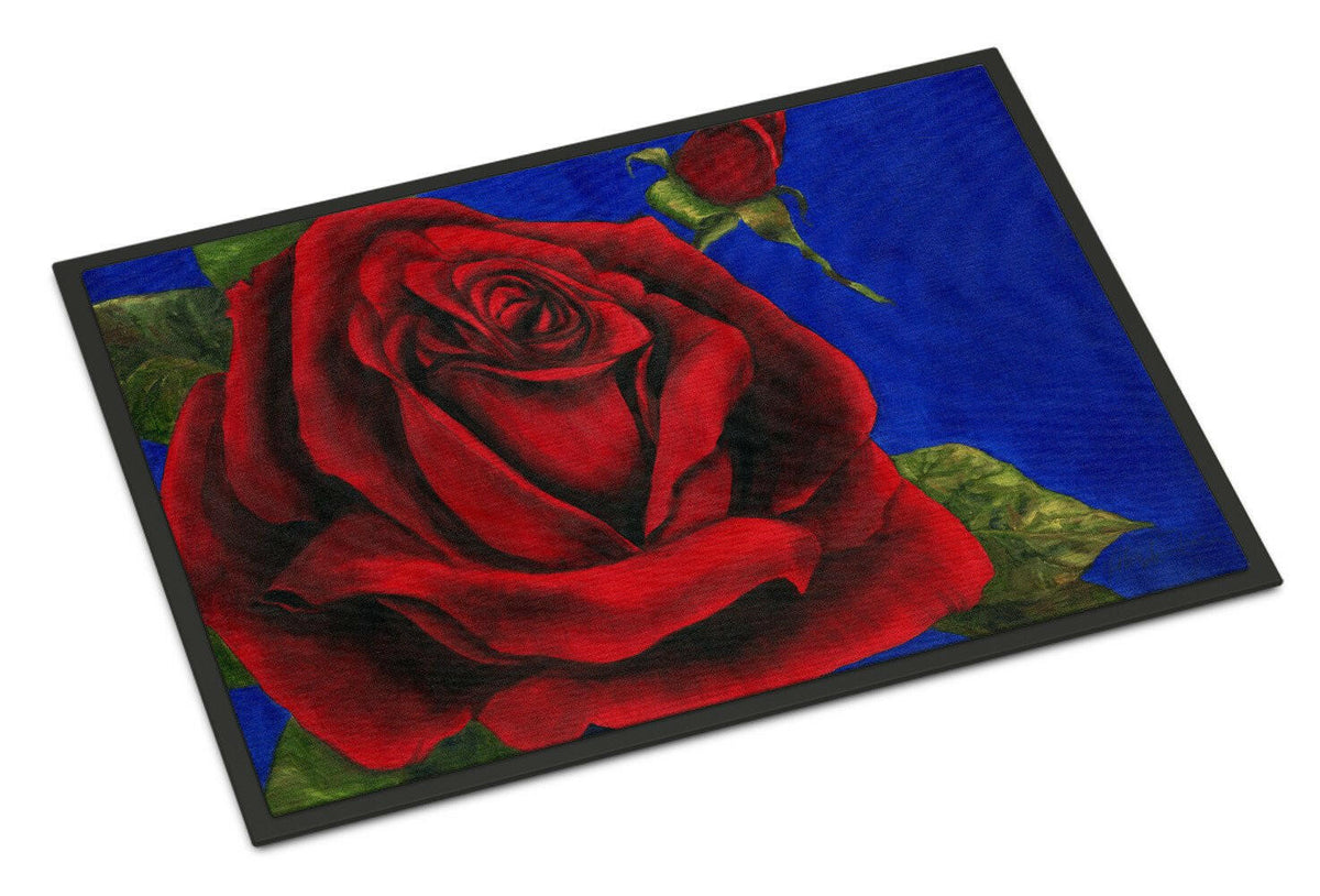 Rose by Malenda Trick Indoor or Outdoor Mat 18x27 TMTR0226MAT - the-store.com