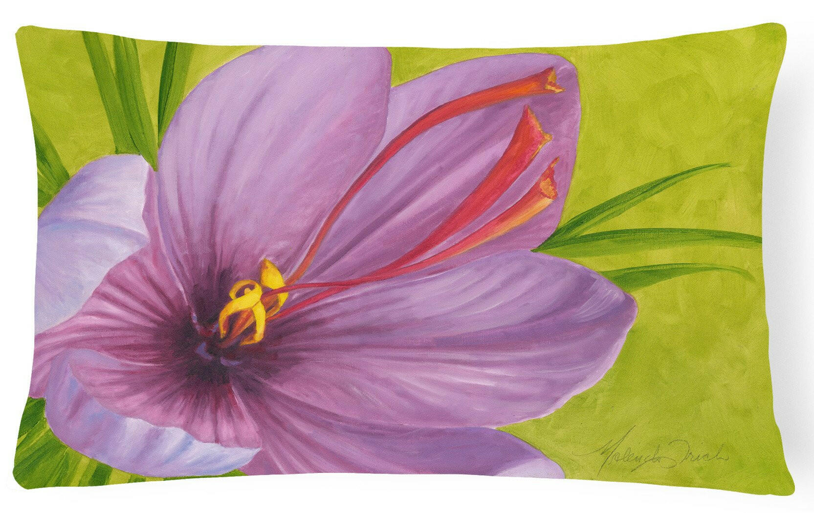 Floral by Malenda Trick Fabric Decorative Pillow TMTR0227PW1216 by Caroline's Treasures