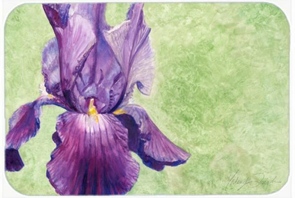 Purple Iris by Malenda Trick Glass Cutting Board Large TMTR0234LCB by Caroline&#39;s Treasures