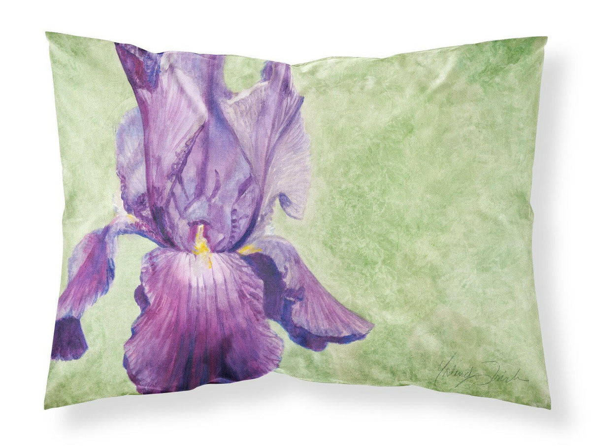 Purple Iris by Malenda Trick Fabric Standard Pillowcase TMTR0234PILLOWCASE by Caroline&#39;s Treasures