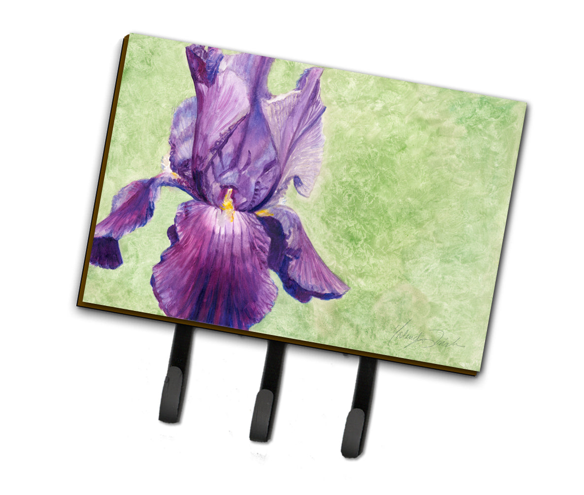 Purple Iris by Malenda Trick Leash or Key Holder TMTR0234TH68  the-store.com.