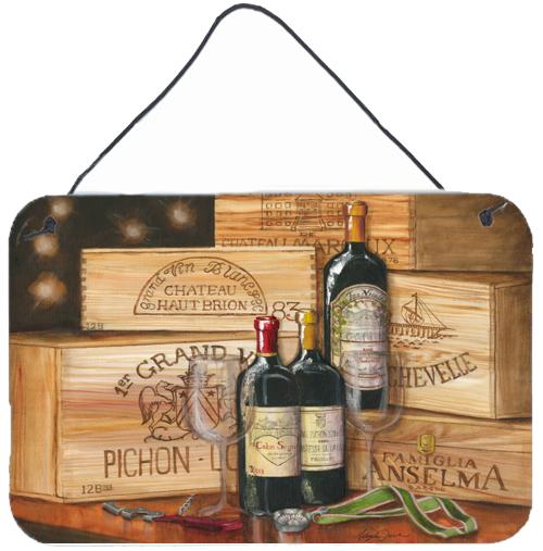 Wine Gran Vin by Malenda Trick Wall or Door Hanging Prints TMTR0254DS812 by Caroline&#39;s Treasures