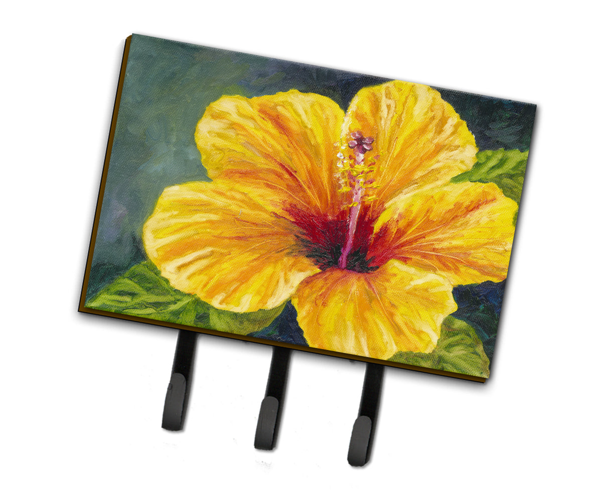 Yellow Hibiscus by Malenda Trick Leash or Key Holder TMTR0321TH68  the-store.com.