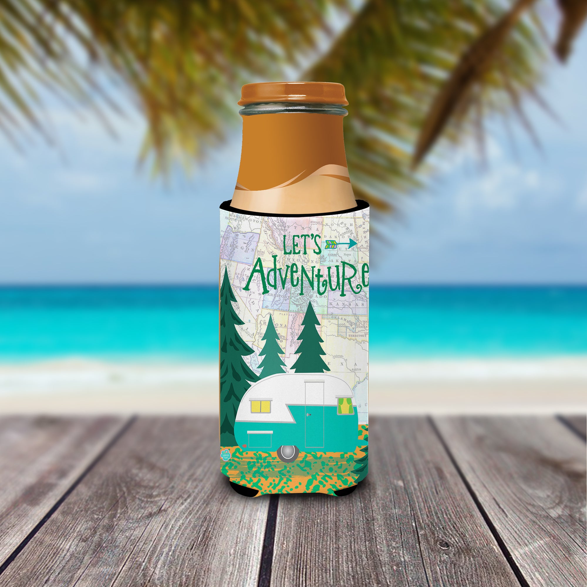 Let's Adventure Glamping Trailer Ultra Beverage Insulators for slim cans VHA3003MUK