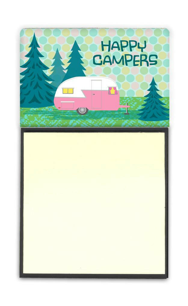 Happy Campers Glamping Trailer Sticky Note Holder VHA3004SN by Caroline's Treasures