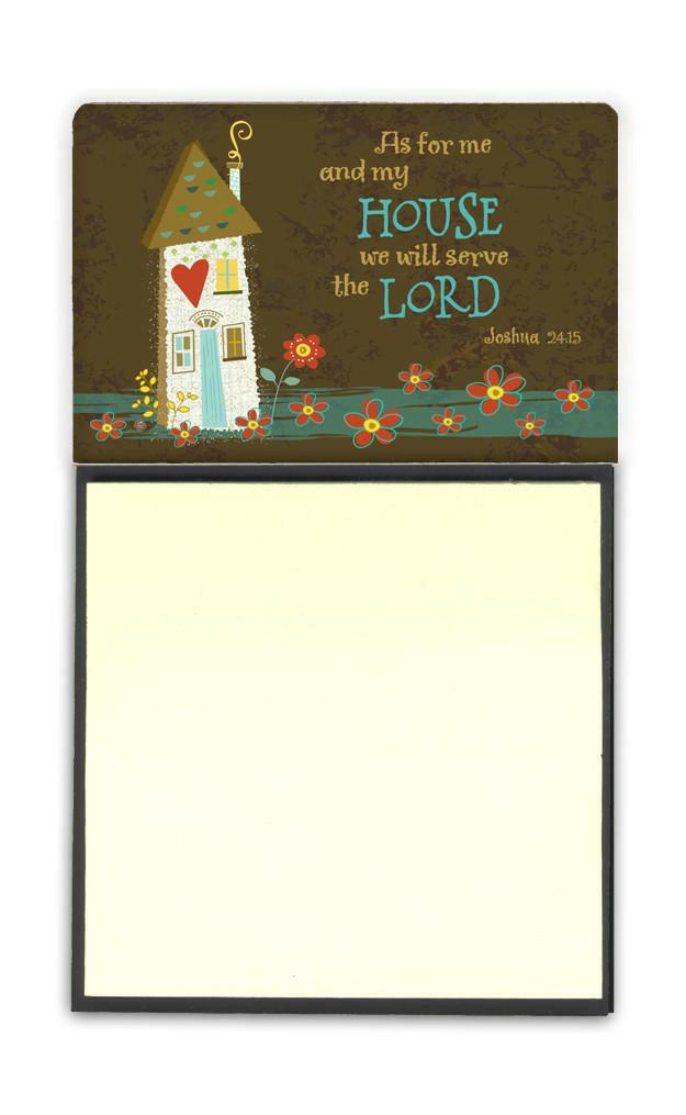 As For Me And My House Sticky Note Holder VHA3005SN by Caroline&#39;s Treasures