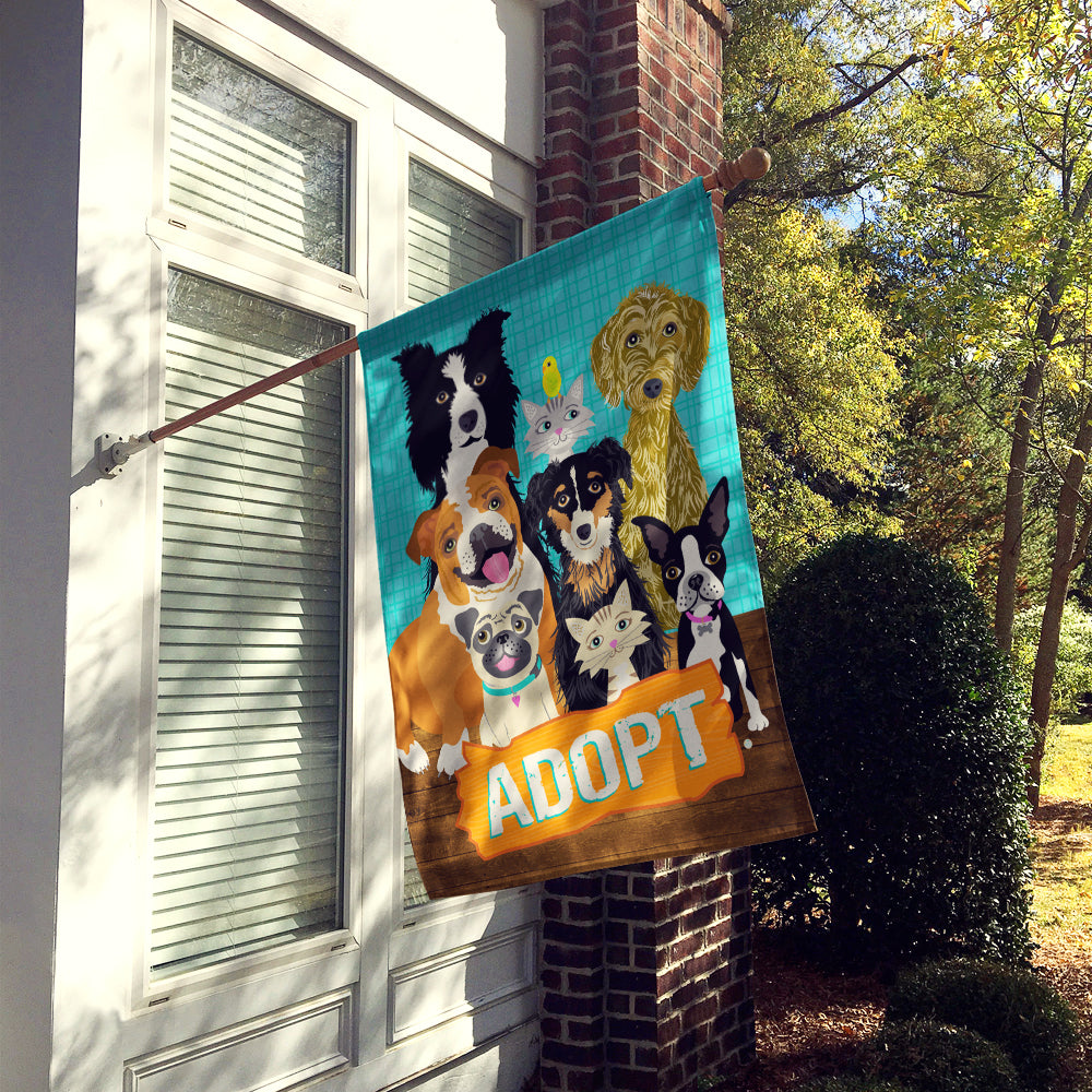 Adopt Pets Adoption Flag Canvas House Size VHA3007CHF